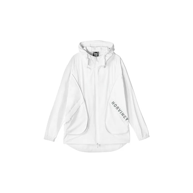 NORVINCY Outdoor Cycling Western Mecha Raglan Sleeve Jacket Unisex-6