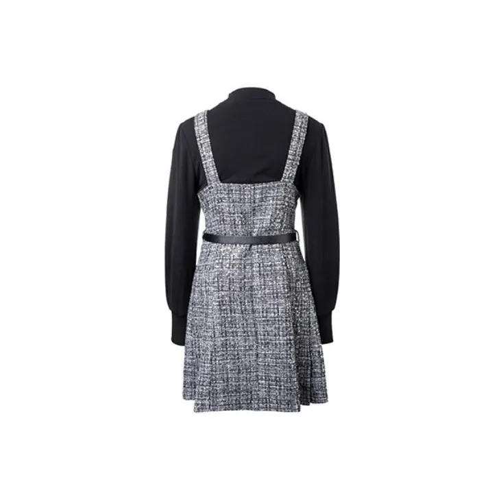 LOFT SHINE Pleated Skirt Dress Multicolor-1
