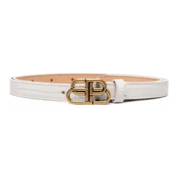 Balenciaga Fashion Individual Solid Color Extra Thin Smooth Buckle Women's Width 1.7CM