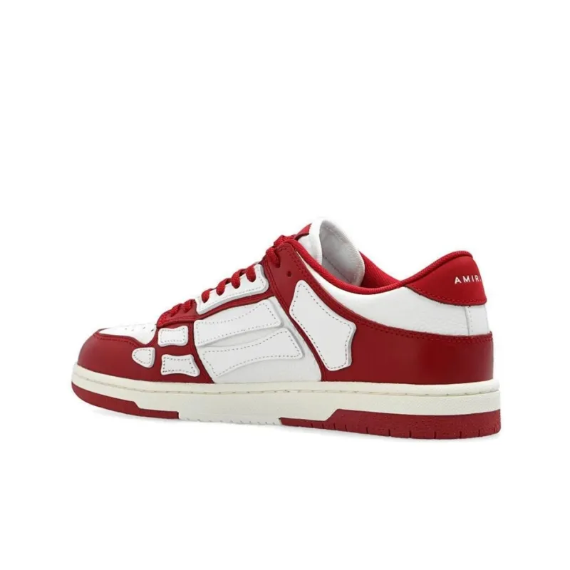 AMIRI Skel Top Low Red White-2