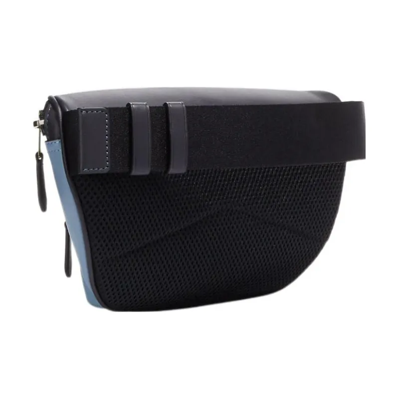 COACH Smooth Calf Leather One Shoulder Fanny Pack Medium Size Men's Cornflower Blue-1