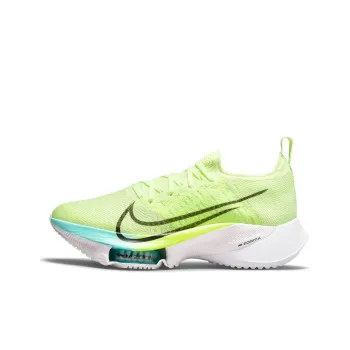Nike Air Zoom Tempo Next% Flyknit Volt Light Blue Women's