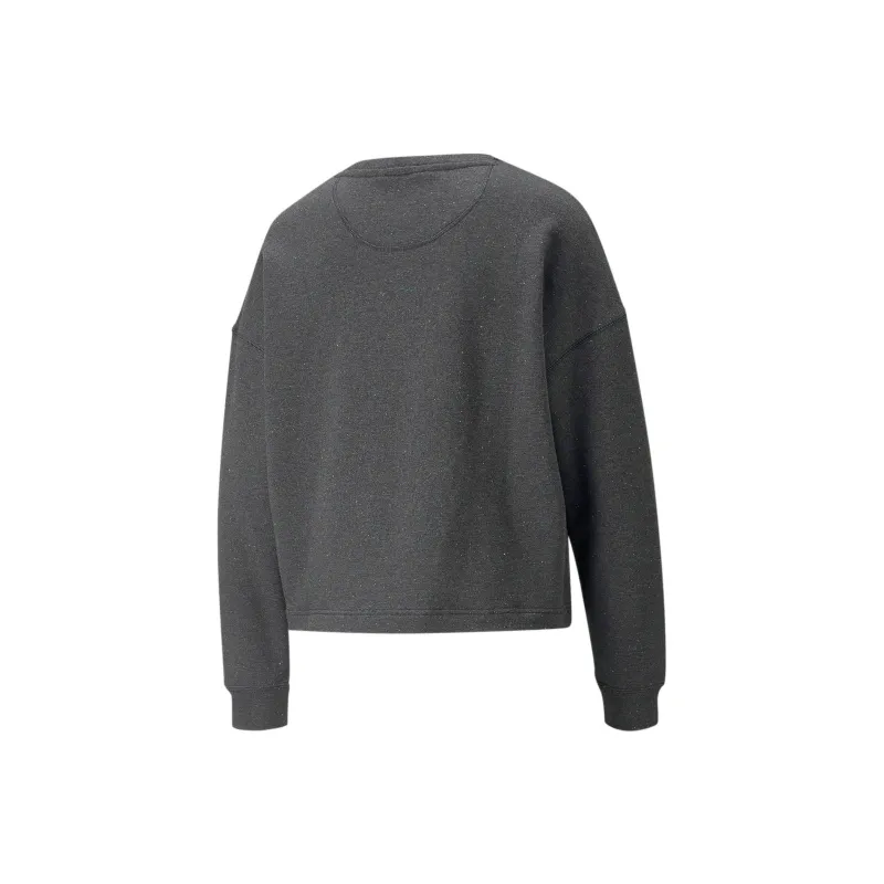 PUMA Collection Relaxed Sweatshirts Women's Dark Gray-1