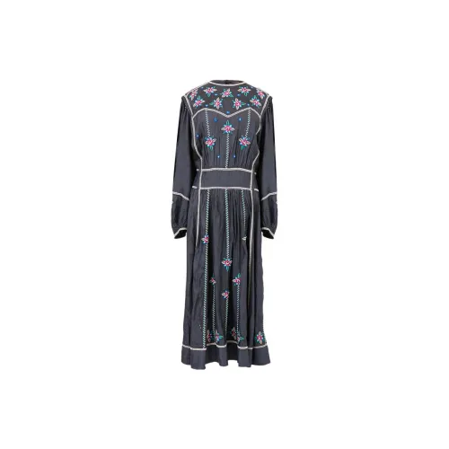 ISABEL MARANT Long-Sleeved Dresses Women's Fade To Black