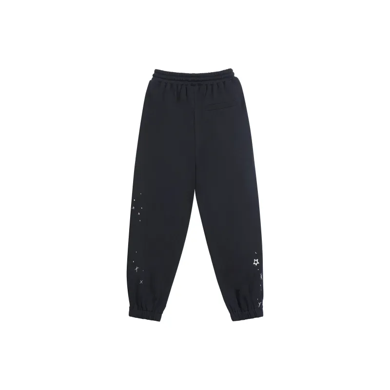 FRAIL STATE Knitted Sweatpants Unisex Black-1