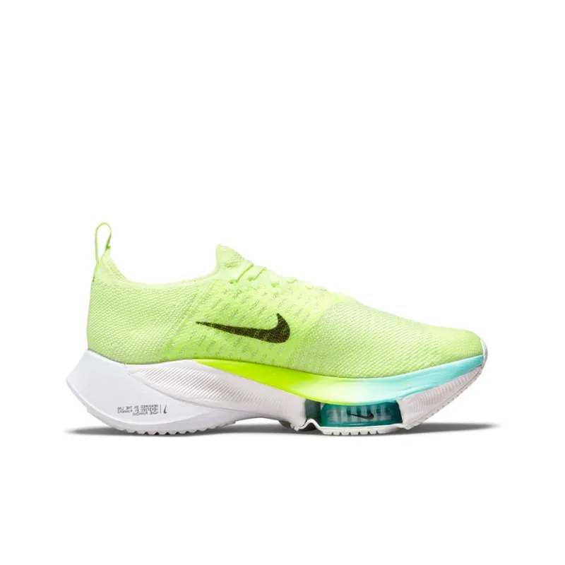 Nike Air Zoom Tempo Next% Flyknit Volt Light Blue Women's-1