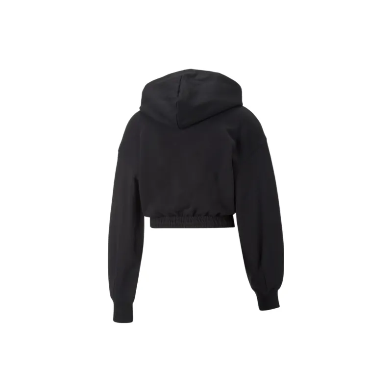 PUMA BVB Soccer Sweatshirts Women's Black-1
