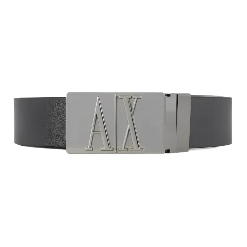 ARMANI EXCHANGE Leather Belts Men Black