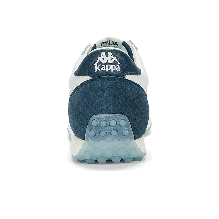 Kappa Slip Resistant, Abrasion Resistant, Lightweight Low Top Casual Running Shoes Unisex White Blue-5
