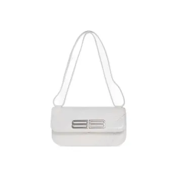 Balenciaga Gossip Calfskin Shoulder Bag, Crossbody Bag, Handbag Small Size Women's White