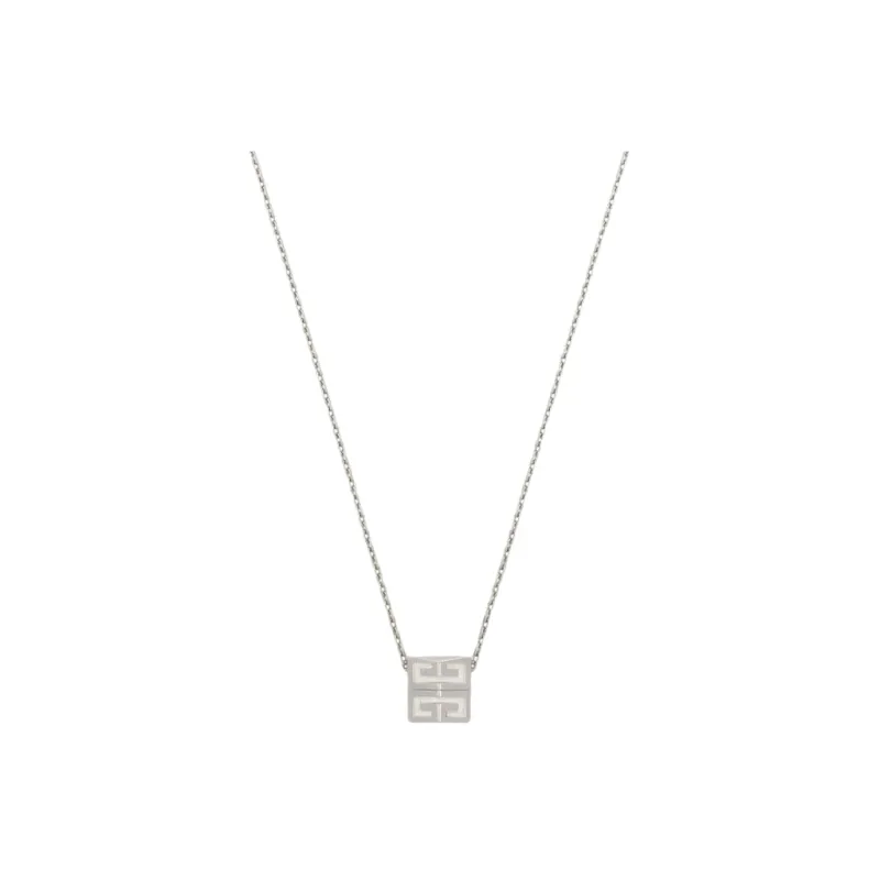 Givenchy Brass Necklaces Unisex Silver-0
