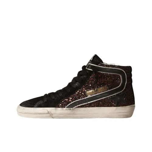 Golden Goose Slide Glitter High-top Sneakers