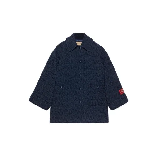 GUCCI Coats Women's Dark Blue