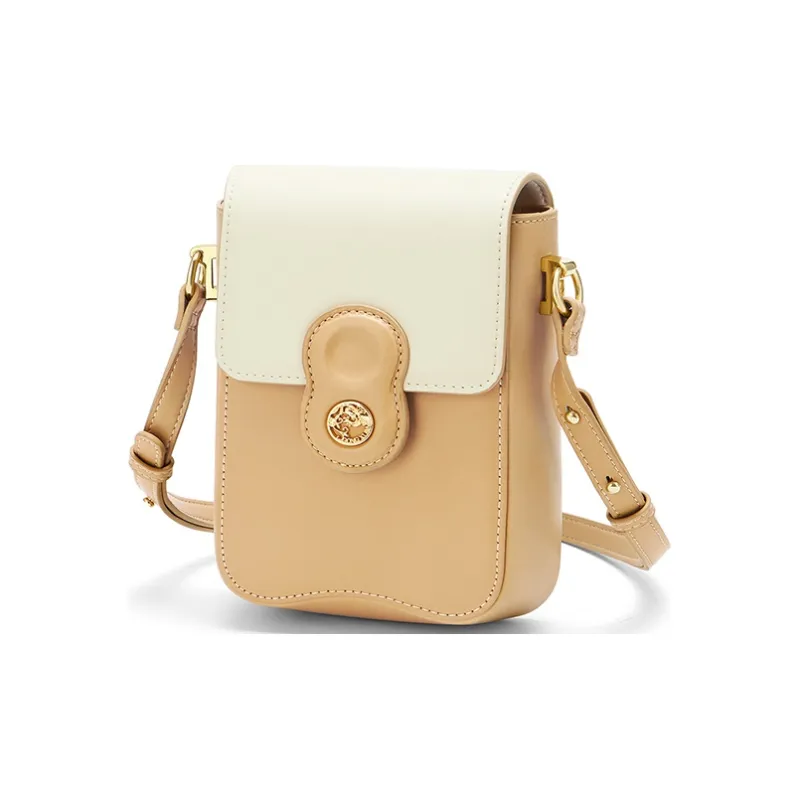 Gong Xuan Cow Leather Cell Phone Pouch, Crossbody Bag Mini Women's-2