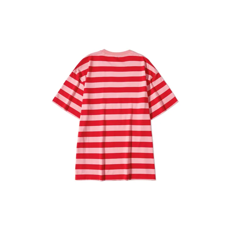 EPTISON WOMAN Striped Cotton T shirt-7