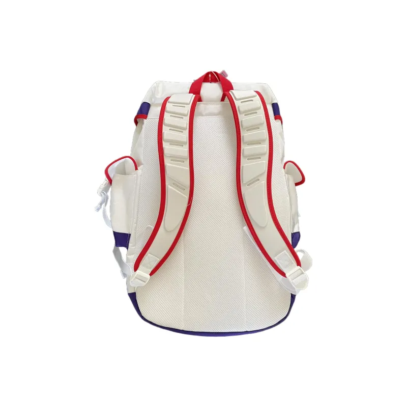 LiNing Sports Basketball Collection Polyester Backpack Regular Unisex White/Red/Blue-1
