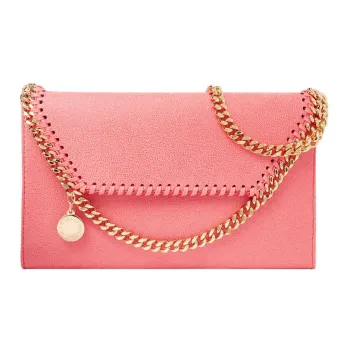 Stella McCartney Falabella Polyurethane Handbag Shoulder Bag Crossbody Bag Mini Women's Bright Pink