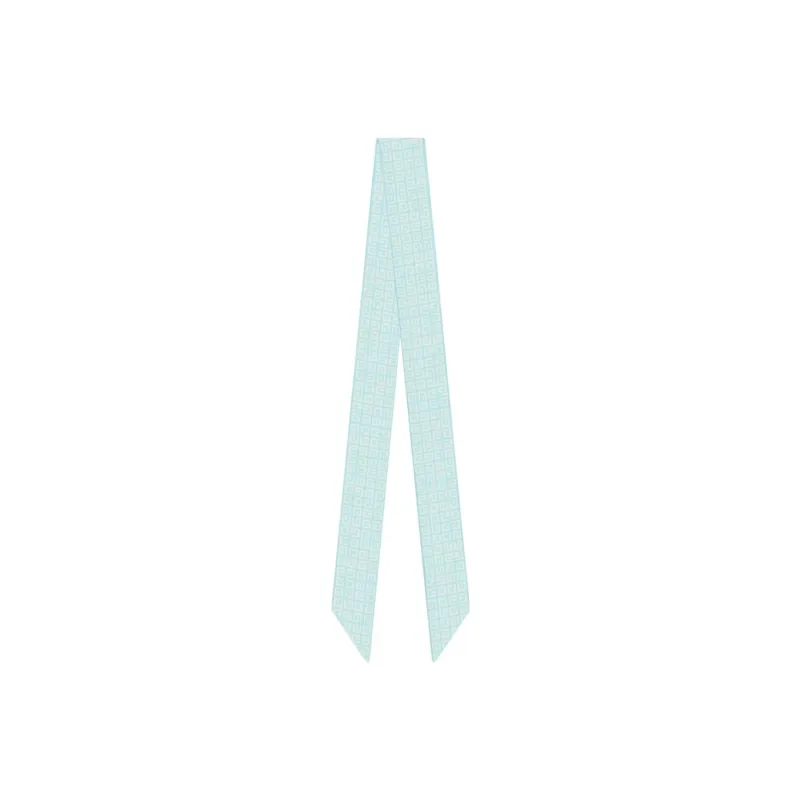 Givenchy Silk Scarves Women's Light Blue-0