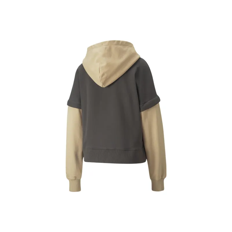 PUMA Sweatshirts Women's Tan-1