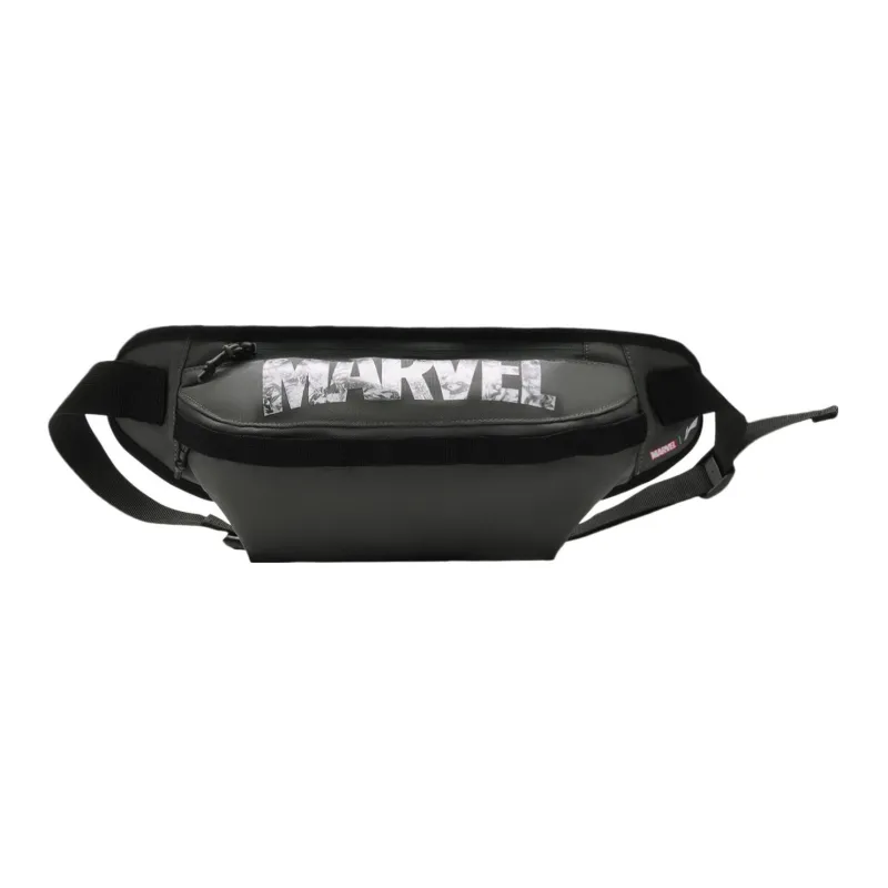 LiNing MARVEL Collaboration Fabric Fanny Pack Regular Unisex Gray-0