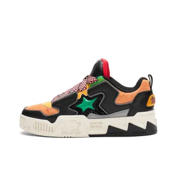 STARTER Vol Series Slip Resistant Water Resistant Mid Top Skateboard Shoes Men's Black Orange