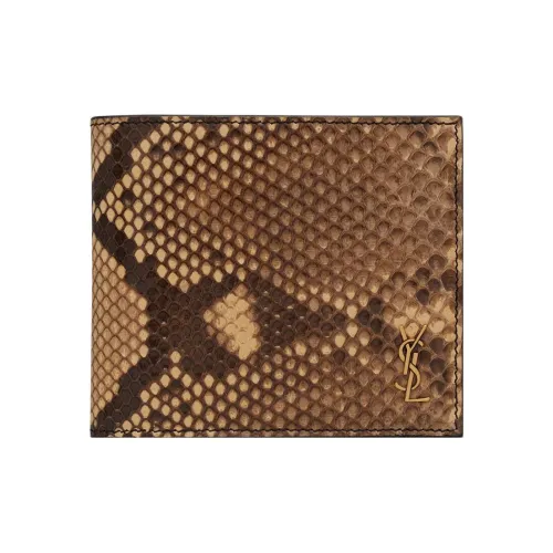SAINT LAURENT Python Pattern from Men's Brown