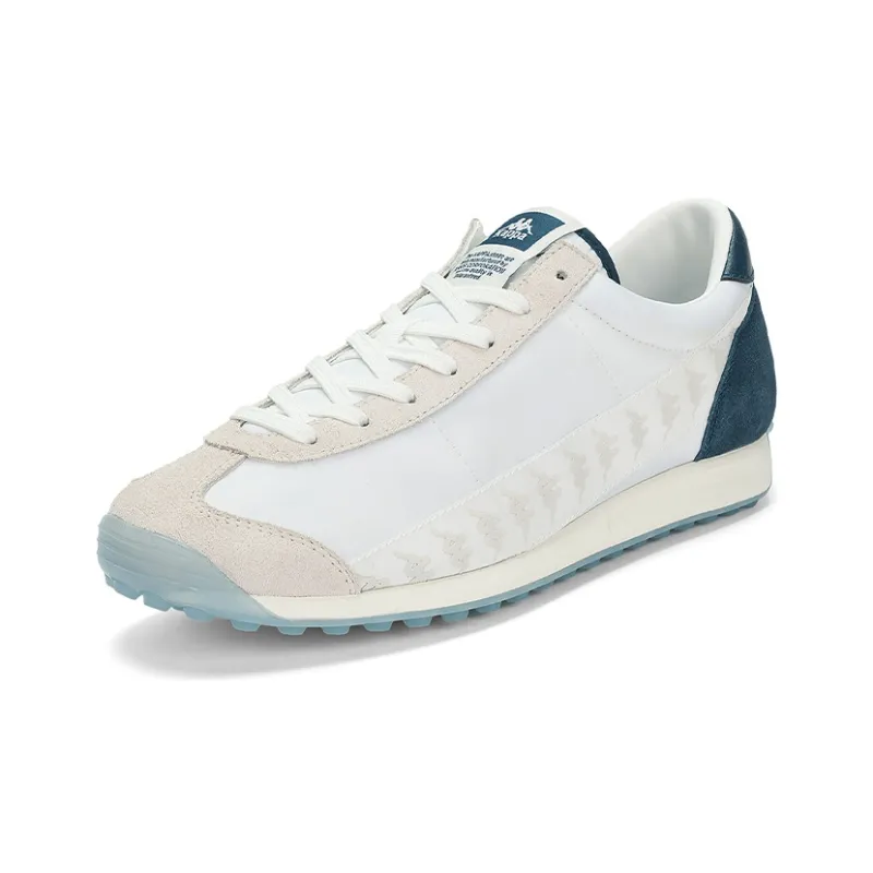 Kappa Slip Resistant, Abrasion Resistant, Lightweight Low Top Casual Running Shoes Unisex White Blue-1