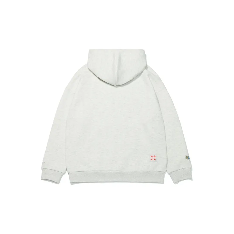 LiNing Sports Life Collection Daily Gold Collection Sweatshirt Unisex Gray-1