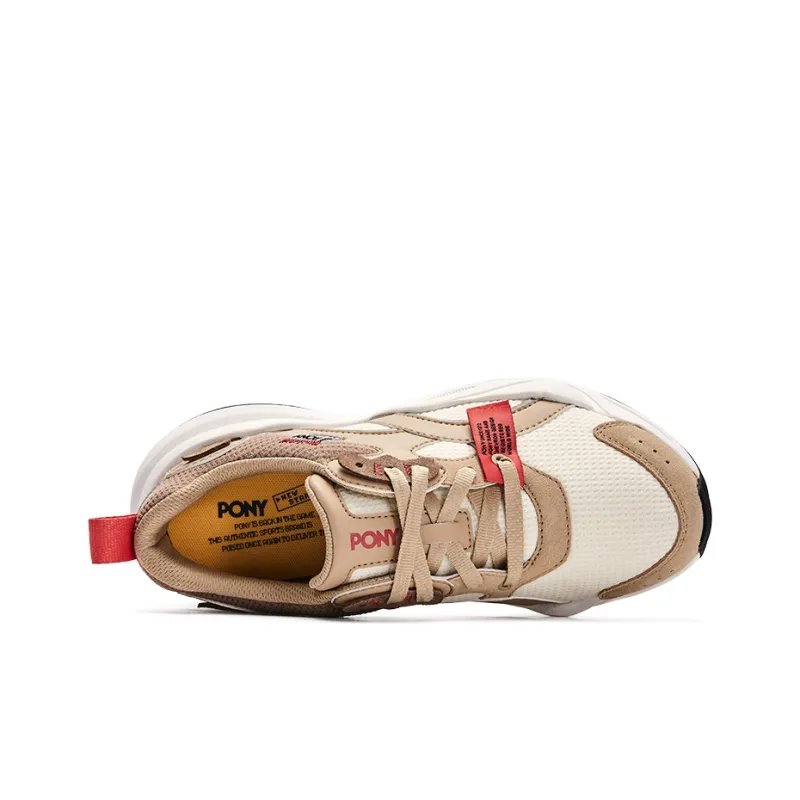 Pony NS501 Casual Shoes Unisex Low-Top Coffee/White-2