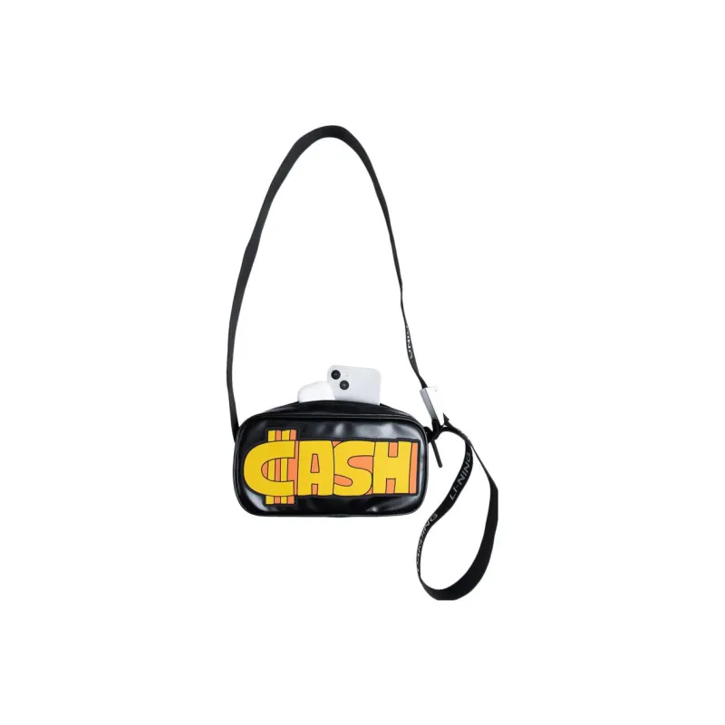 LiNing Coated Fabric Shoulder Bag Crossbody Bag Regular Unisex Black-4