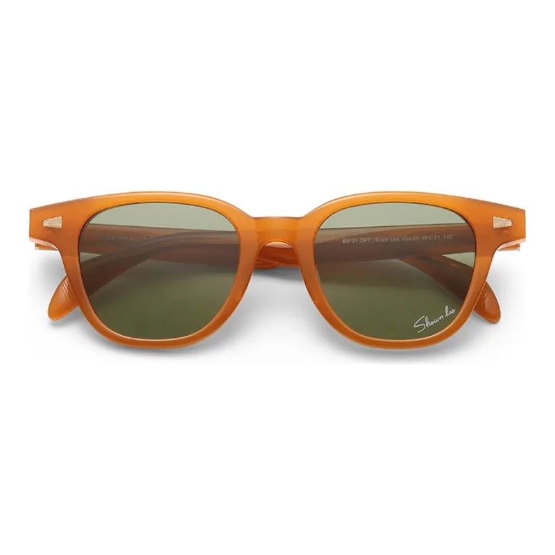 SHAWN LEE Plate Frame Square Sunglasses Unisex-8