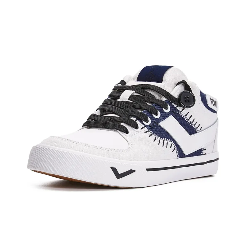 PONY Atop Breathable Low Top Skateboard Shoes Men's Navy Blue-1