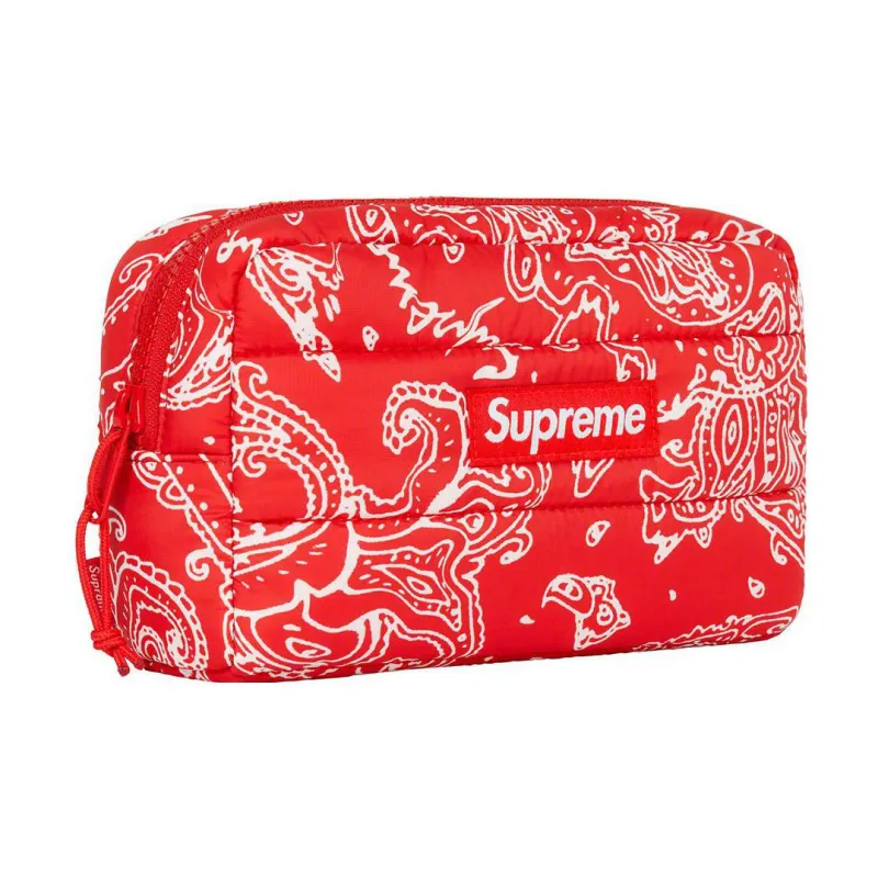 Supreme FW22 Week 14 Nylon Makeup Bag, Handheld Storage Bag Unisex Multicolor-4