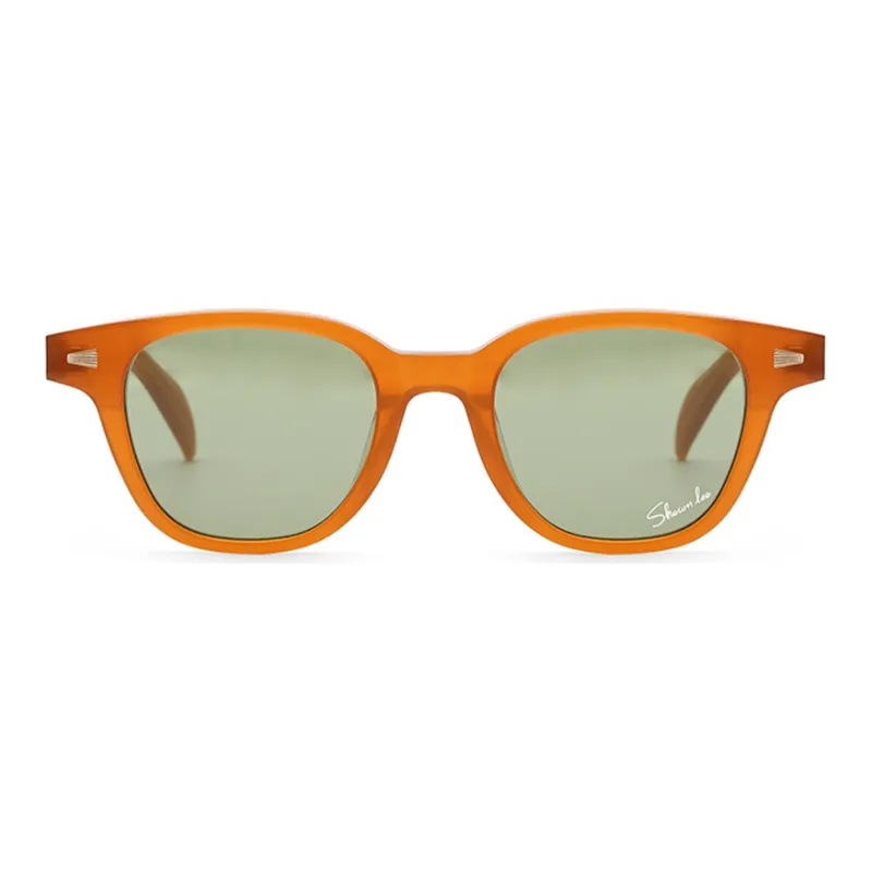SHAWN LEE Plate Frame Square Sunglasses Unisex-7