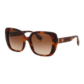 Burberry Tortoiseshell-effect Square-frame Sunglasses