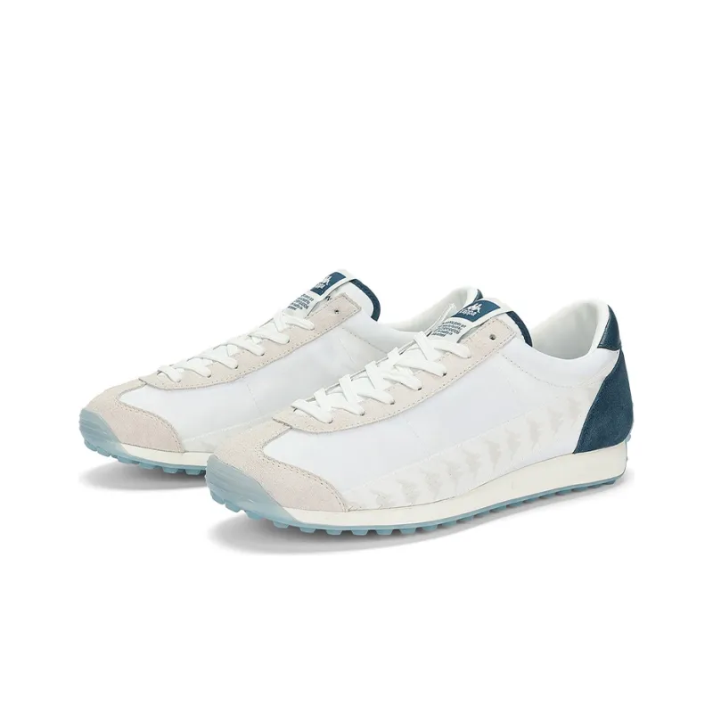 Kappa Slip Resistant, Abrasion Resistant, Lightweight Low Top Casual Running Shoes Unisex White Blue-3