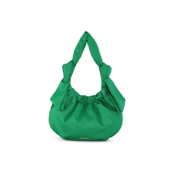 GANNI Hobo Bag One Shoulder Handbags Small Size Women's Green
