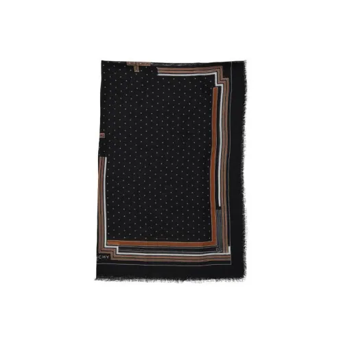 Givenchy Silk Scarves Women's Black