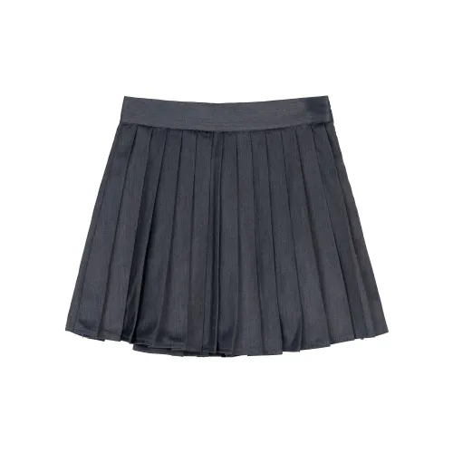 Leather Cat Casual Short Skirts Women's Black