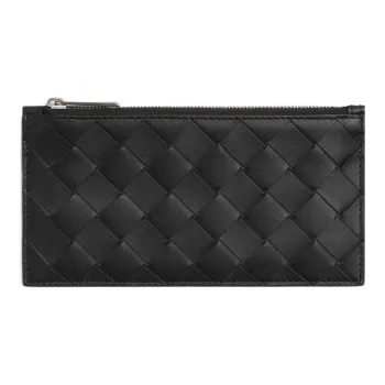 Bottega Veneta Intrecciato Long Zippered Card Case