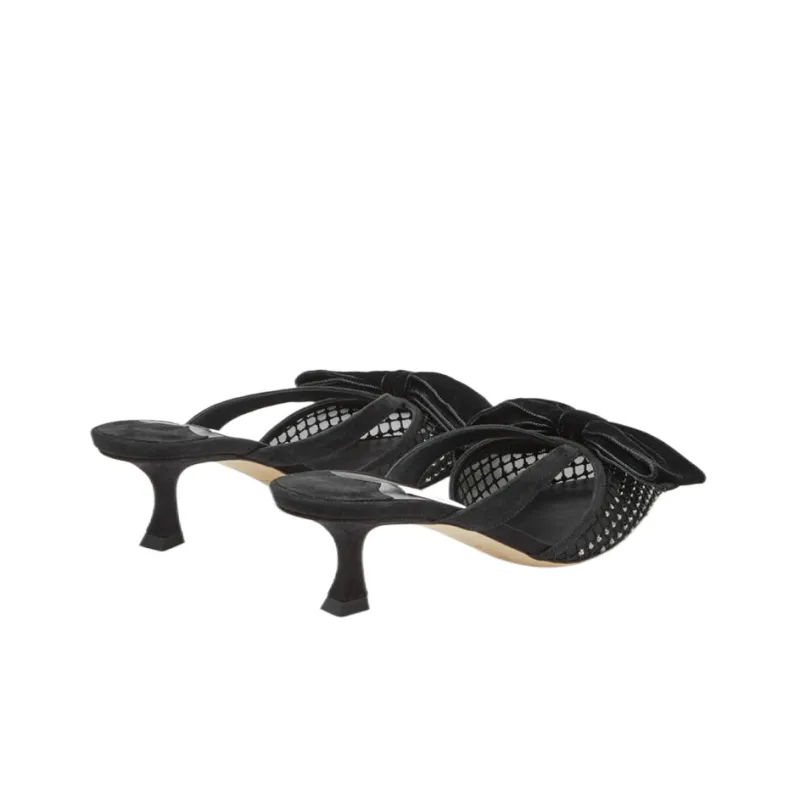 Jimmy Choo Flaca Closed Toe Slippers Women's Black-3
