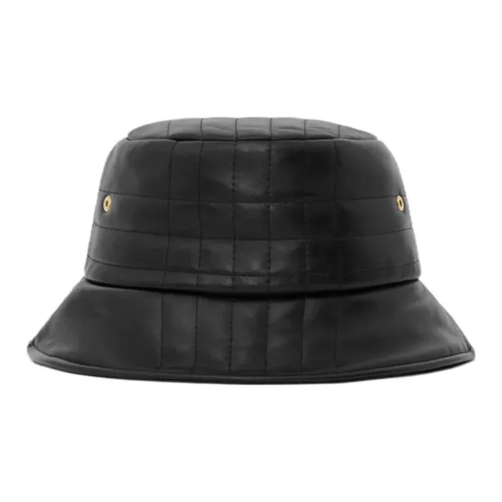 Burberry Sheepskin, Cotton Polyester Blend Bucket Hats Unisex-1