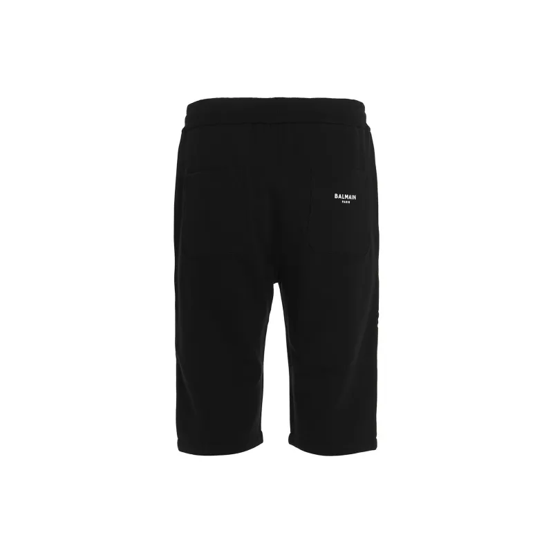 BALMAIN Knee Length Drawstring Bermuda Shorts-1