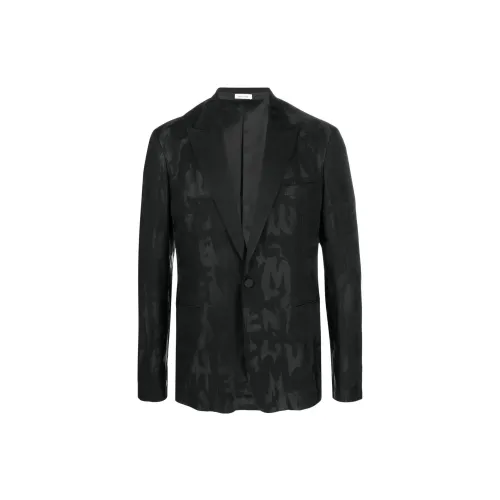 Alexander McQueen Business Suits Men Black