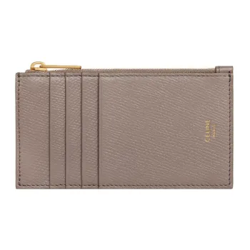 CELINE Calfskin Card Holder Card Holder Regular Women's Umber