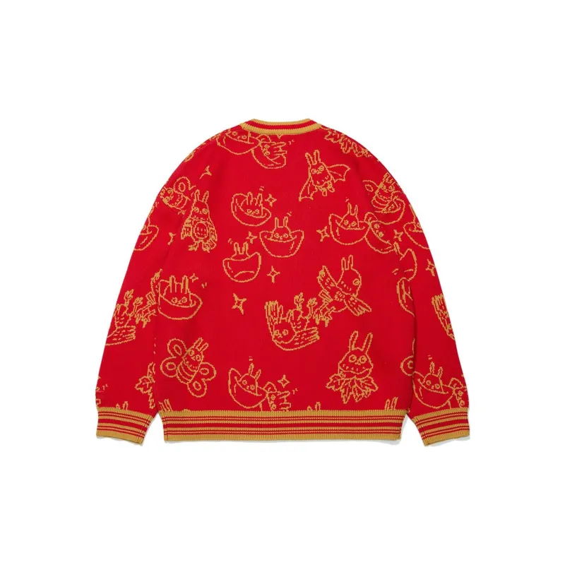 LiNing Sports Trend Series Sweater Unisex Red-1