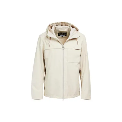 BARBOUR Jackets Men Off White