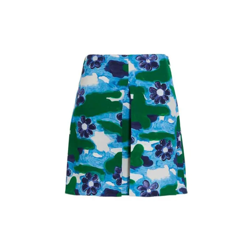 MARNI Floral print Mini Skirt-1