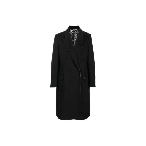 FENDI Reversible Double-Breasted Wool Coat 