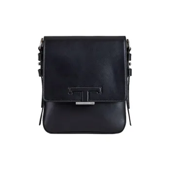 TOD'S T Timeless Foldover Top Mini Shoulder Bag